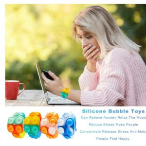high Quality Silicone pop Bracelets For Gifts