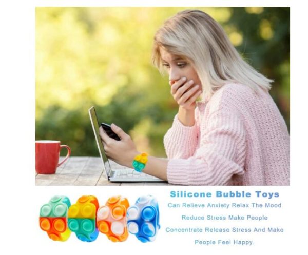 high Quality Silicone pop Bracelets For Gifts