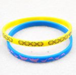 5mm width Silicone Rubber Bracelets For Gifts